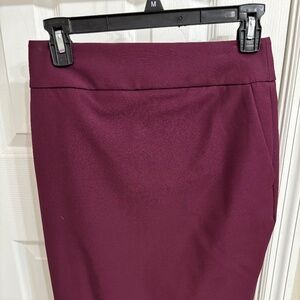 Express burgundy skirt!